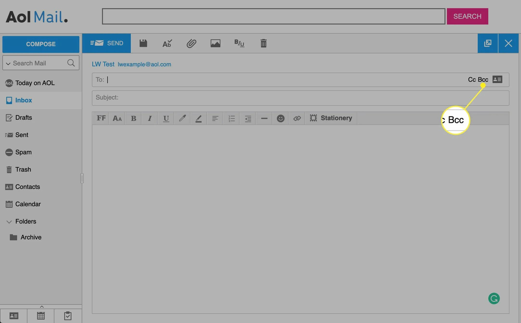 C email sending. C email sending
