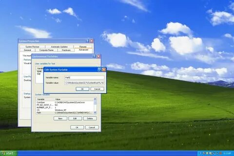 Windows path environment