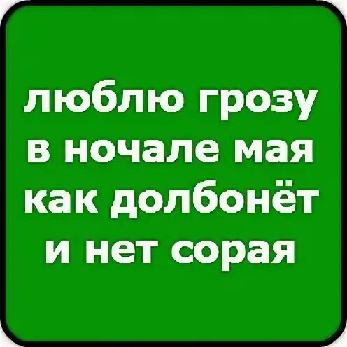 Люблю грозу в начале мая рифма