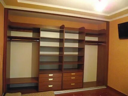 Встроенный шкаф без задней стенки