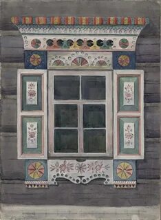 Ставни избы рисунок