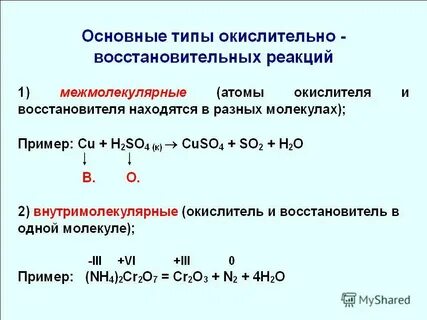 Окислительные свойства системы
