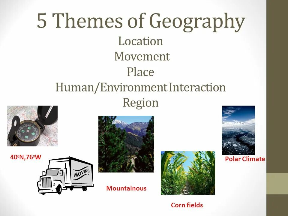 What is Geography. Geography Themes. Humans and the environment. Human Geography.