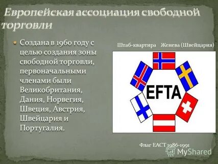 Европейская ассоциация свободной торговли страны