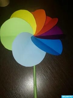 Семицветик из бумаги