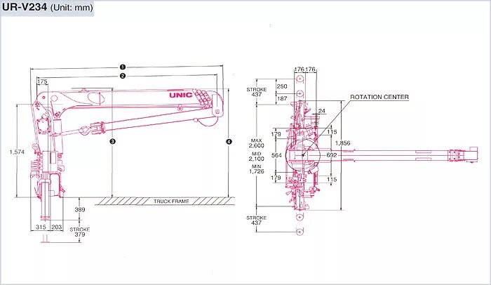 кму юник 290 грузоподъемность. схема манипулятора unic 330. кран манипулятор unic a260. юник 370 манипулятор схема. кму unic 550.