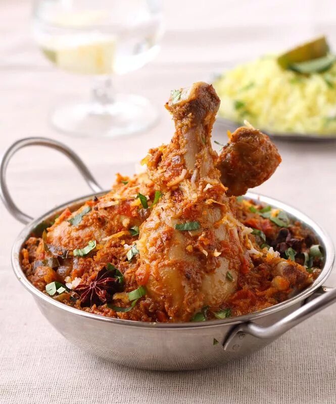 Куриные ножки карри