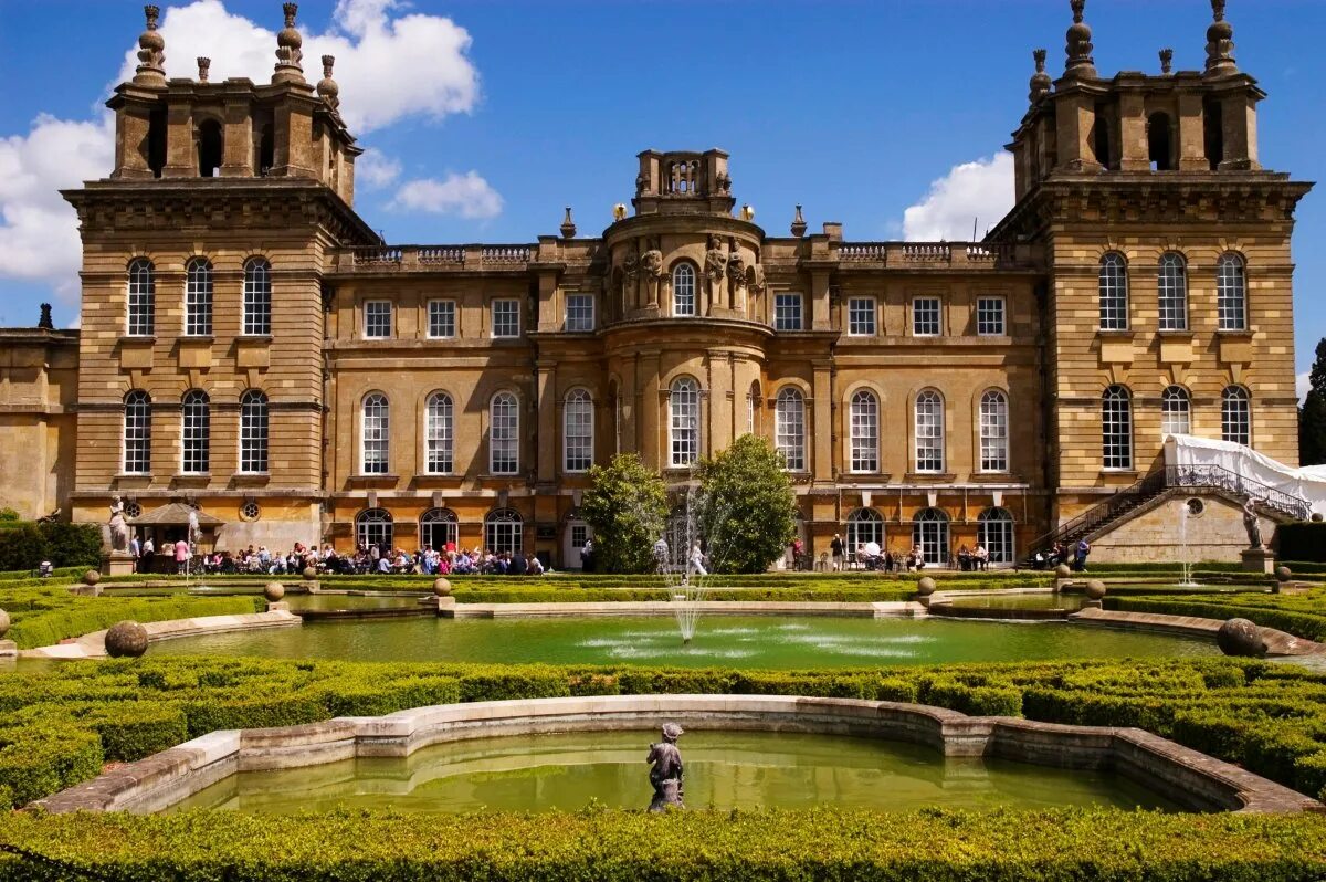 Джон Ванбру Бленхеймский дворец. Дворец Бленхейм (Blenheim Palace), Англия. Бленхейм дворец Мальборо. Бленхеймский дворец, Англия, графство Оксфордшир. Дворец британии