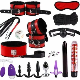 Slideshow sex toy kit for couples.
