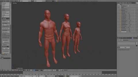 Blender human