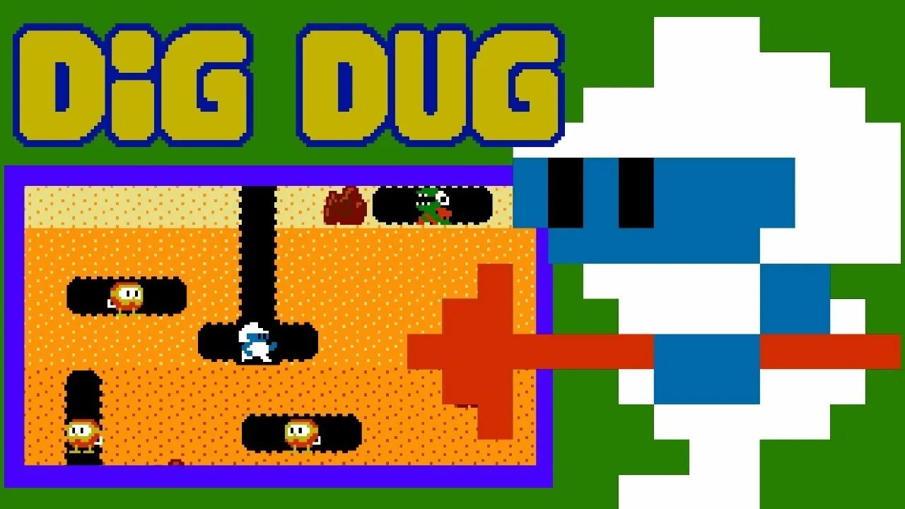 Dig dug русский. 8 Бит dig dug игра. Dig dug Atari 2600. Dig dug (1982). Диг Даг Денди.