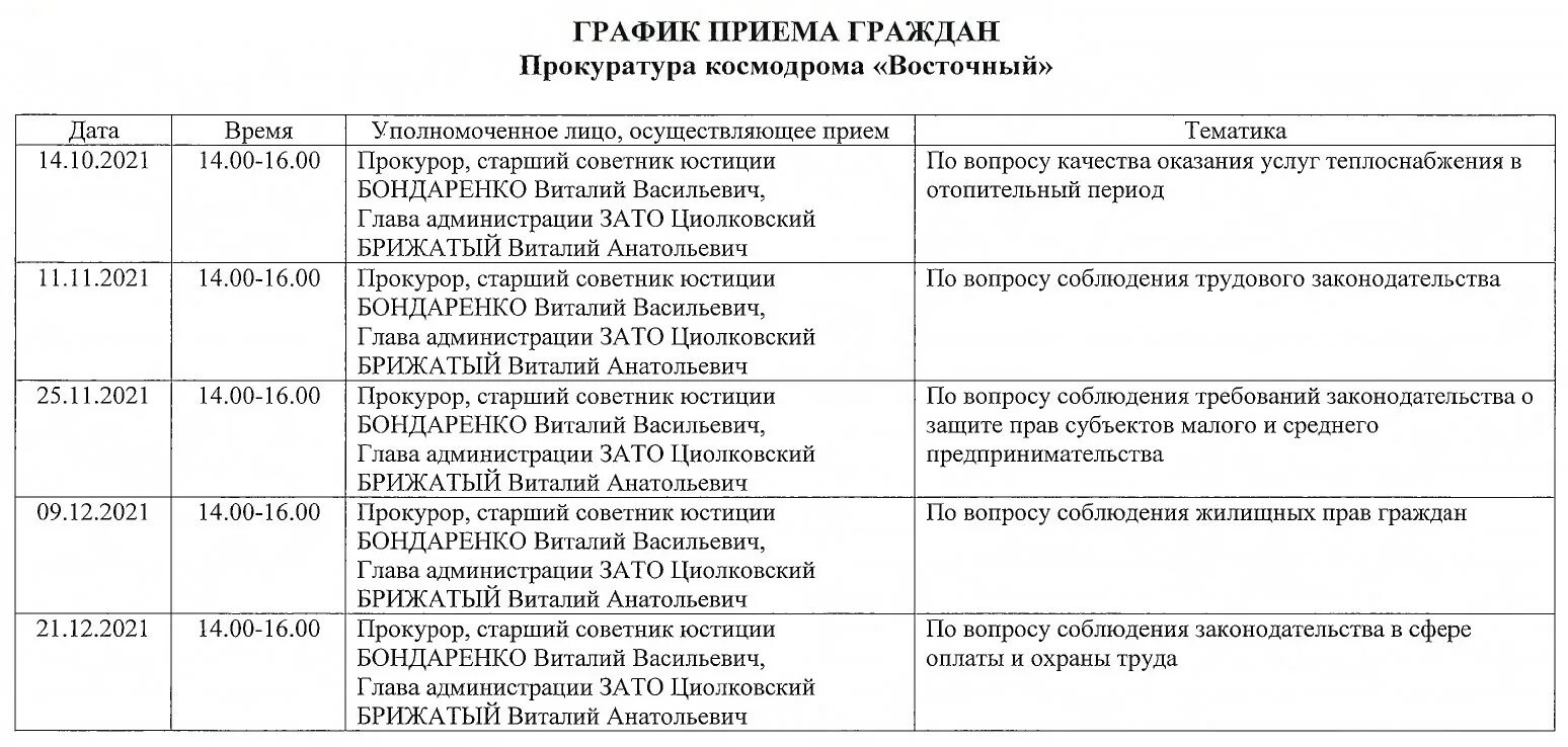 Часы приема прокурора. График приема граждан прокуратура. Прокуратура Московской области график приема граждан. Расписание приема прокуратуры. Прокуратура космодрома Восточный.