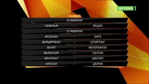 Обзор ответных матчей лиги европы
