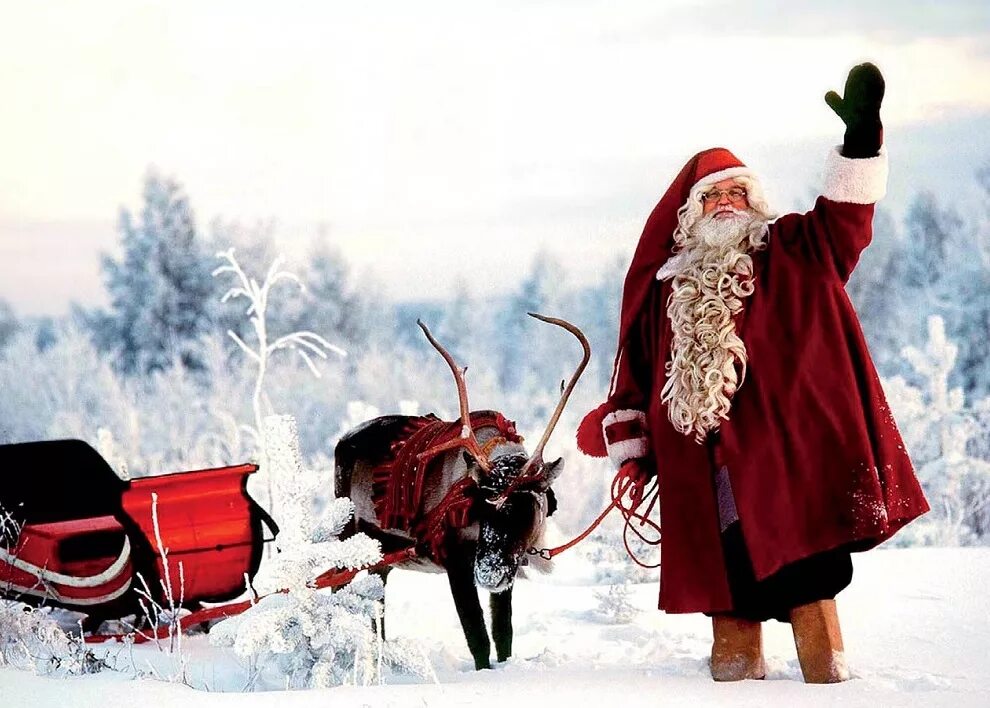 Дед Мороз в Финляндии йоулупукки. Резиденция Санта Клауса в Лапландии. Финляндия путешествие в Лапландию к Санта Клаусу.