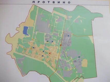 Протвино на карте