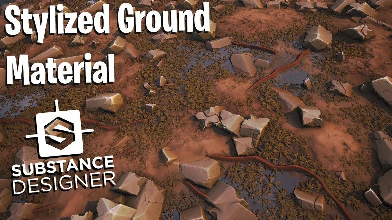 Ground substance. Stylized ground. ground substance designer stylized. substance designer stylized material. ground material.