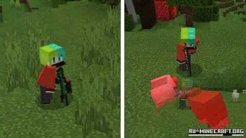 Actual guns майнкрафт пе