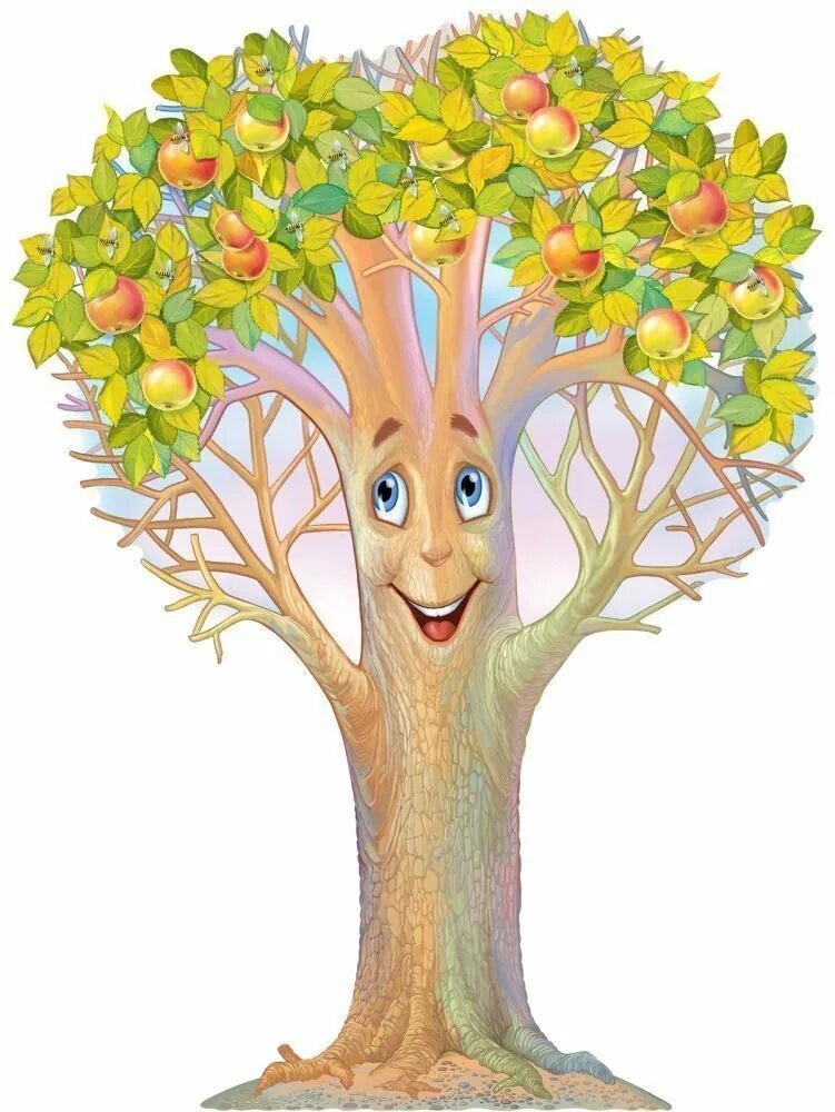 Картинки лицо дерево. 29.197.00 Оформительский набор чудо-дерево (4 шт.). Оформительский набор чудо-дерево. Сказочное дерево для детей. Волшебное дерево в детском саду.