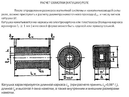 Расчет катушки