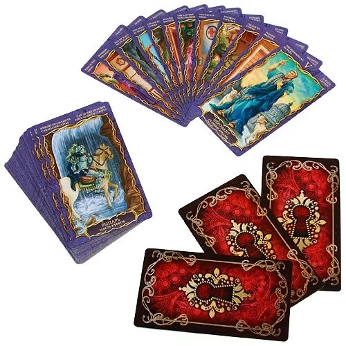 коробочка для карт таро. оракульная колода таро. подарок карты таро. Alchemy england tarot карты. алистер кроули: таро тота (брошюра).