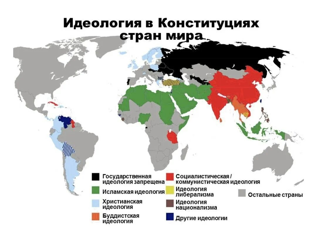 В каких странах обязательна служба. Идеологии стран. Идеологии разных стран.