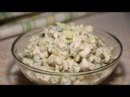 Быстрый салат с куриным филе рецепт
