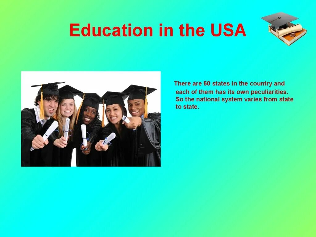 High primary secondary. School Education in the USA таблица. Education USA презентация. Образование в США на английском. Education System in us.