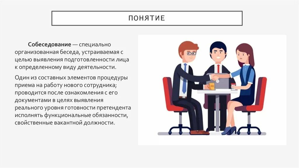 Информация о собеседовании