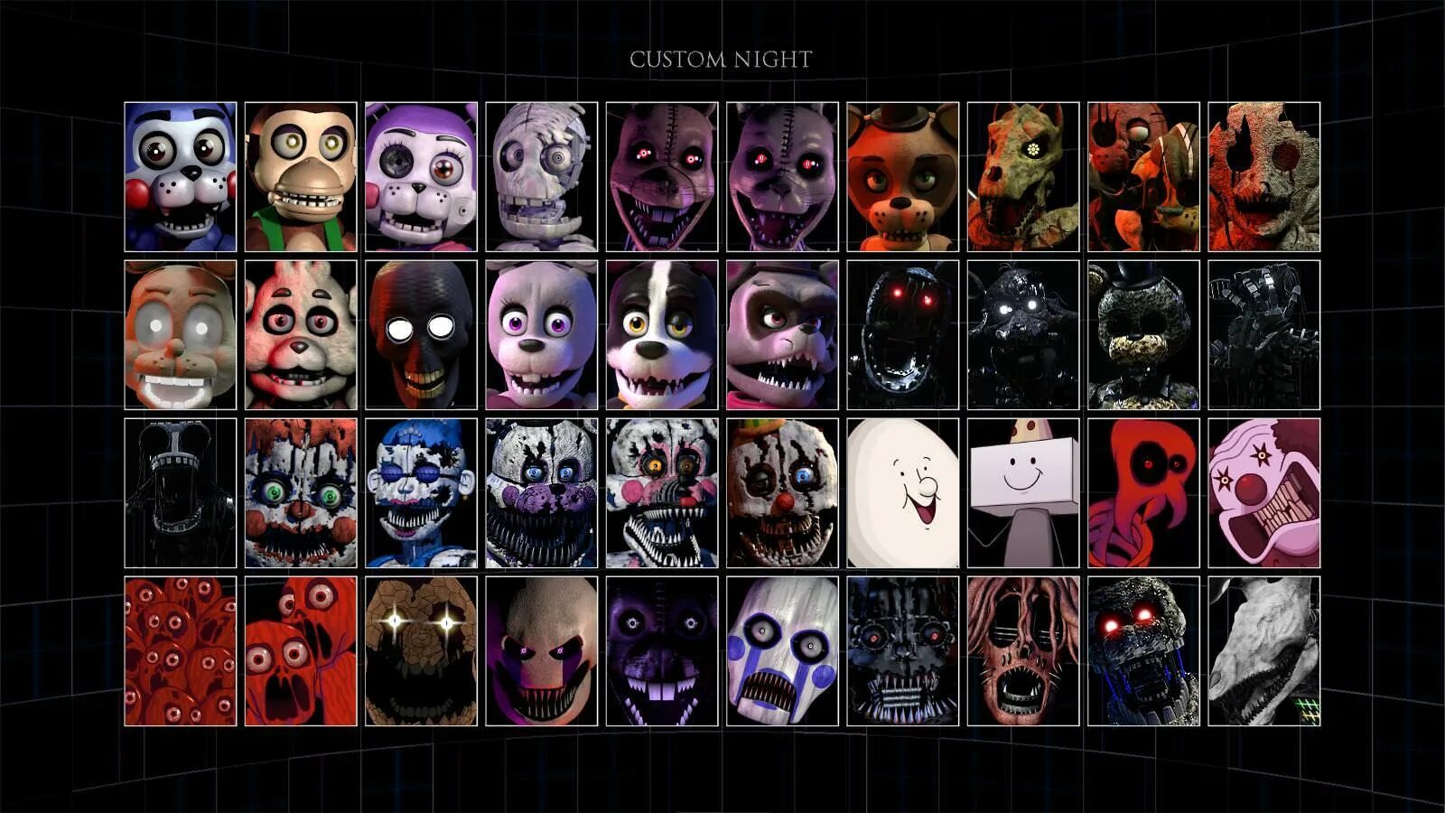 Фнаф 7 андроид полную версию. Ультимейт кастом найт. фнаф ultimate custom night. ultimate custom night аниматроники. фнаф ультимейт кастом найт.
