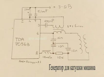 Трехсекционная катушка мишина