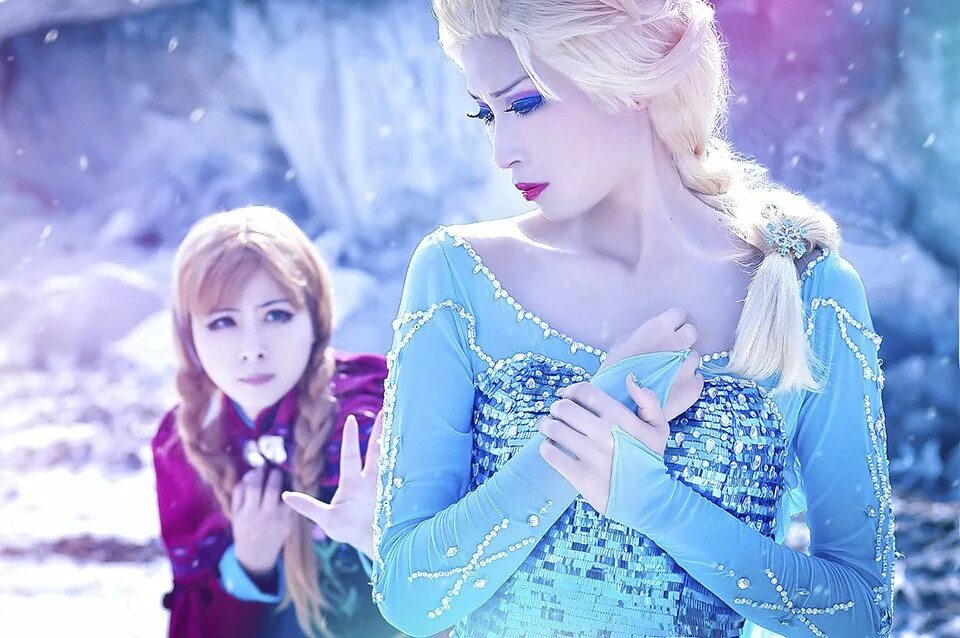 Elsa and Anna.