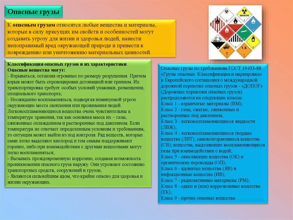 Особенности опасных грузов. Классификация опасных грузов. Что относится к опасным грузам. Какие грузы относятся к опасным. Грузы требующие особых условий.