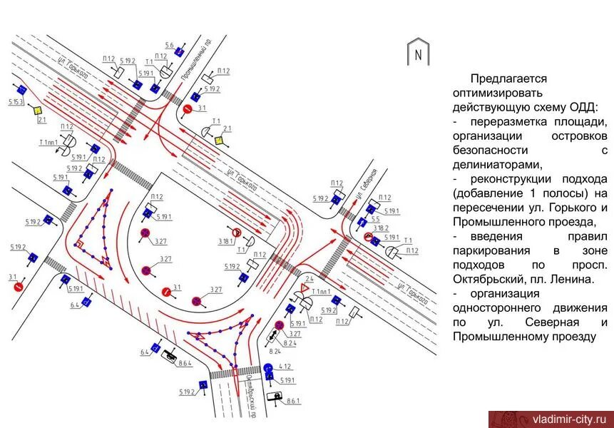 Организация движения автомобилей