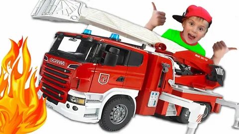 Пожарная машина видео для детей