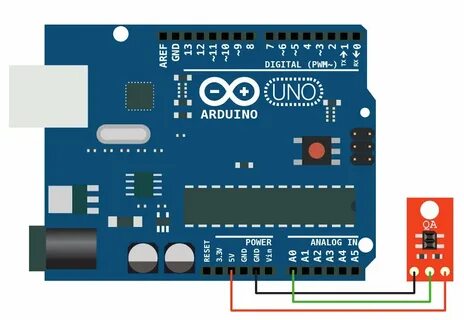Arduino подключение датчика температуры