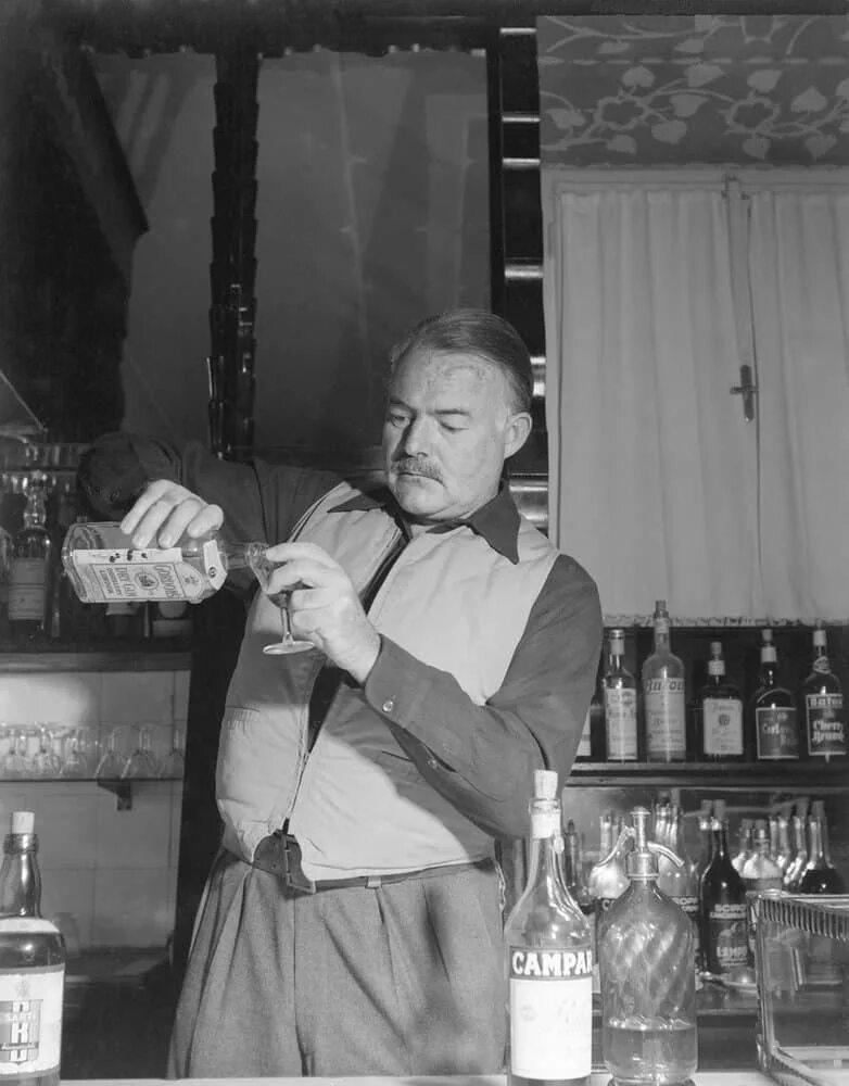 Напиток хемингуэя. Хемингуэй 1950.