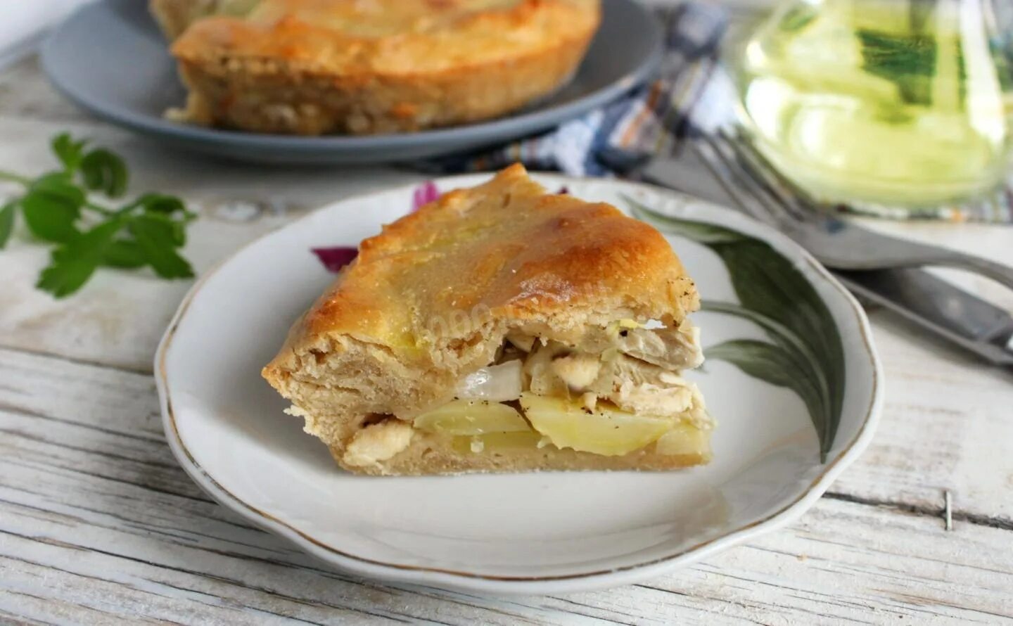 Рецепт курника на сливочном масле