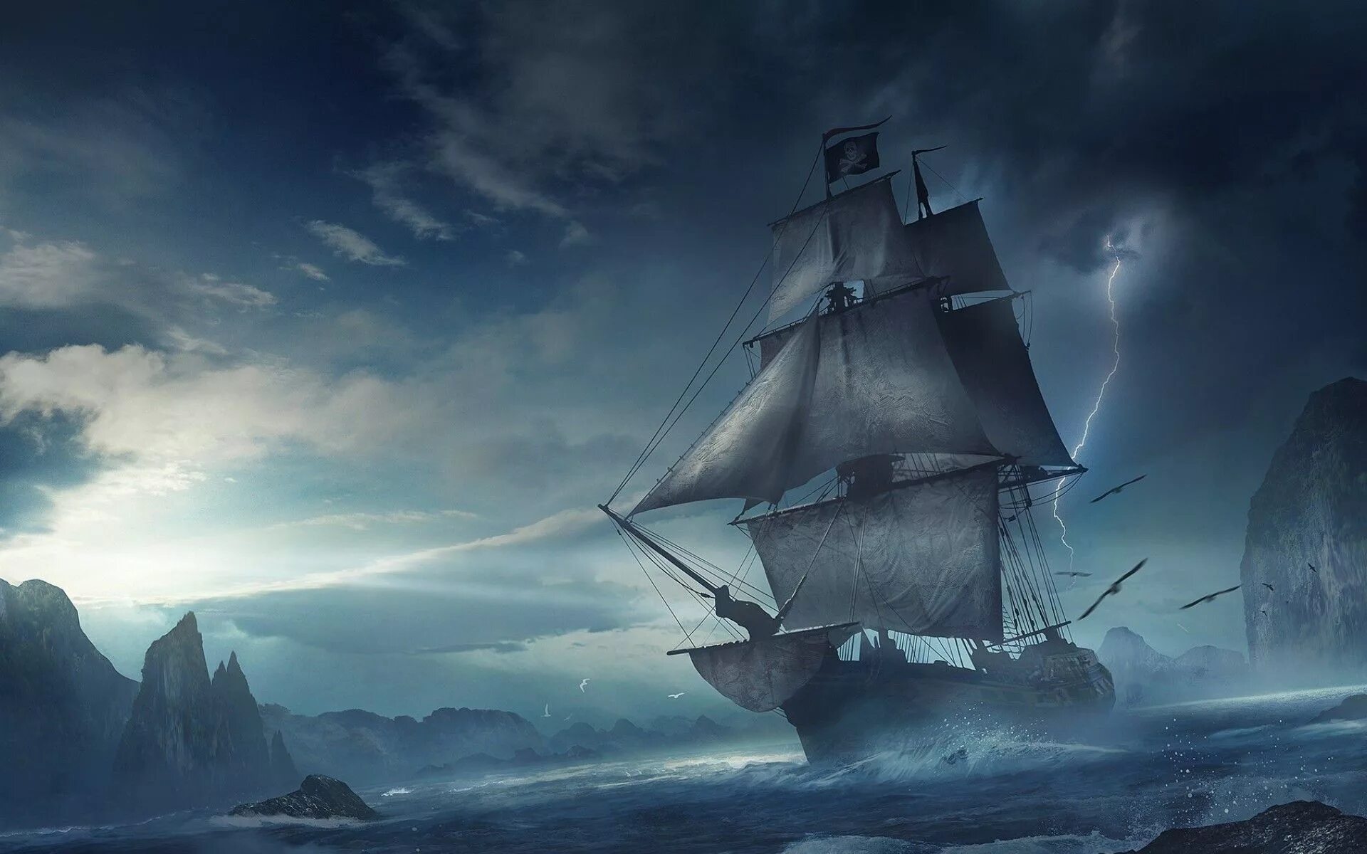 Пираты Карибского моря корабль шторм. Корабль призрак Галеон. Летучий голландец корабль призрак. Корсары шип пак.
