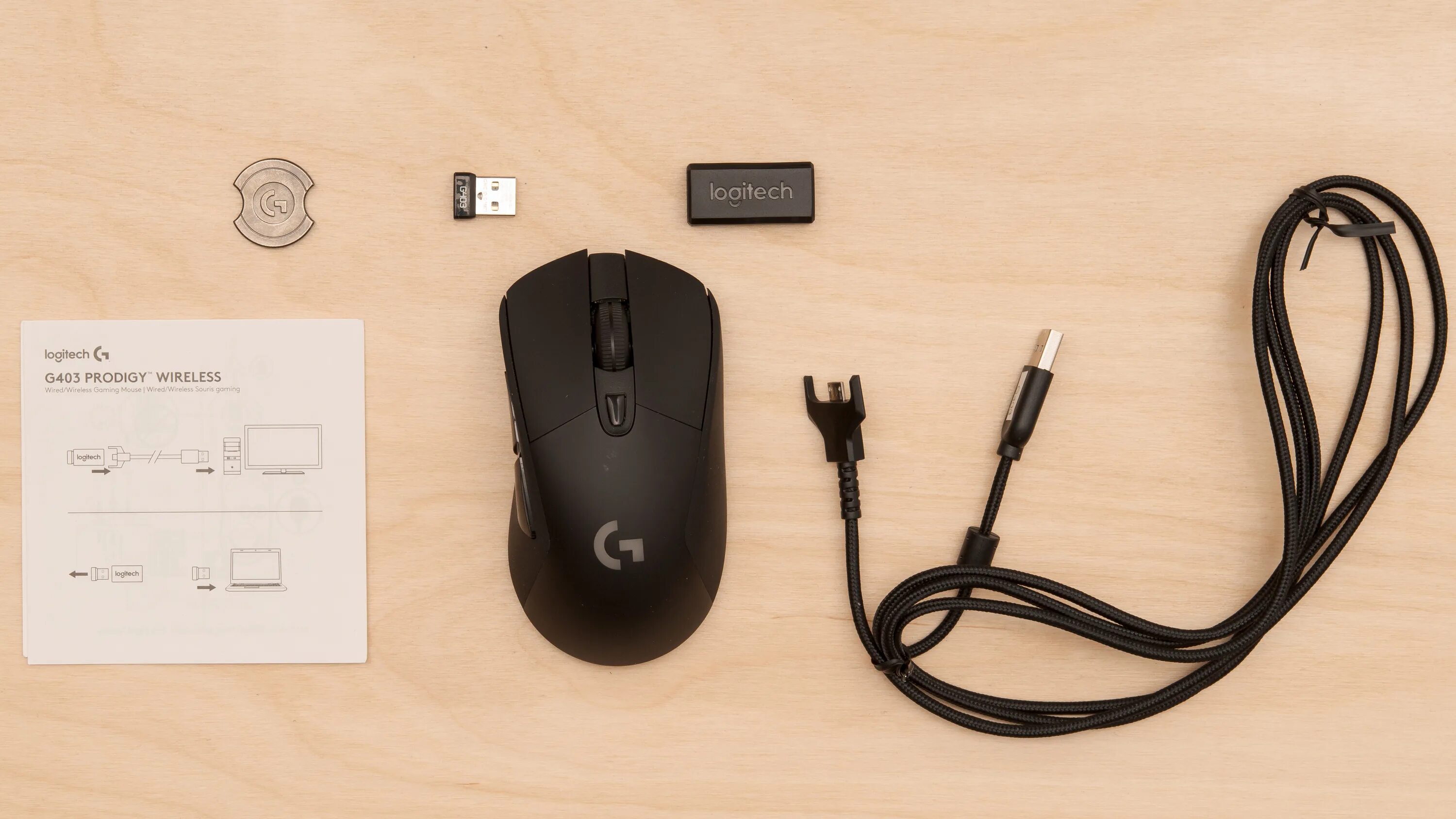 Logitech G403 Prodigy Wireless Black USB, 542771 купить в Москве в интернет-мага