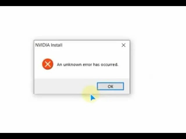 NVIDIA install an Unknown Error has occurred. Ошибка: an Error has occurred.. Unknown Error. Ошибка драйвера NVIDIA код 7. An internal error has occurred