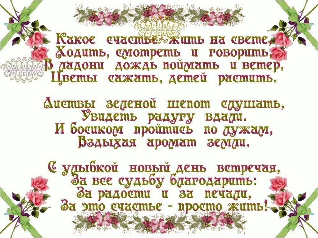 Стихи о счастье жить. Какое счастье стих. Просто жить стихи. Стихи о жизни и счастье. Сегодня будем просто жить