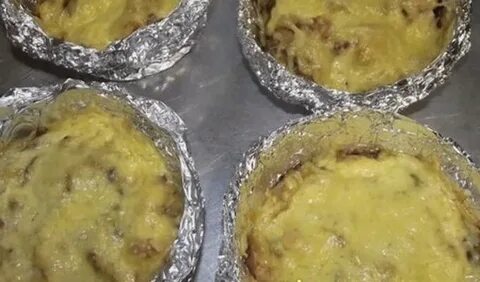 Жульен в формочках из фольги