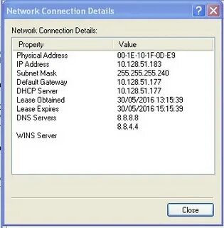 Check mac address