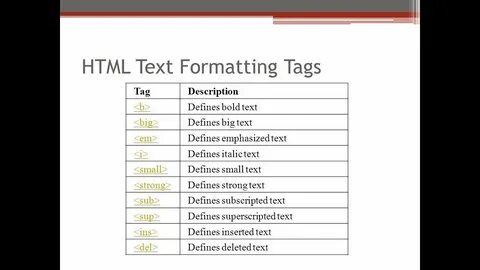 Html define