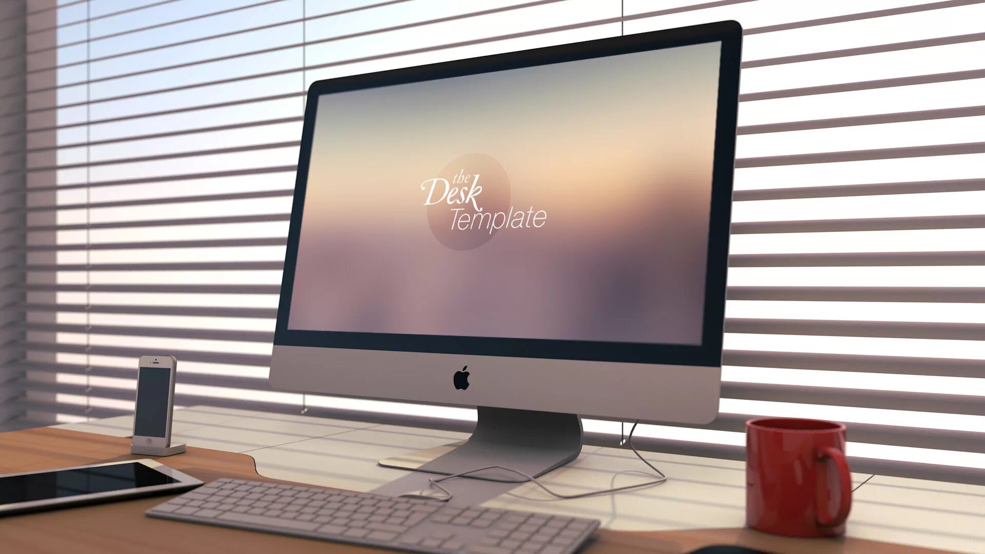 The desktop is the screen