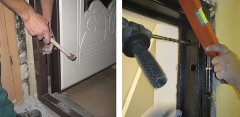 Установить металлическую дверь своими руками