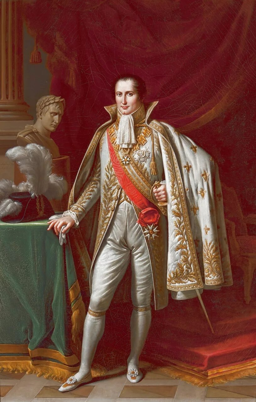 Король в полный рост. 1808 Жозеф Бонапарт. Жозеф Король Испании. Бонапарт Король Испании. Брат Наполеона Жозеф.