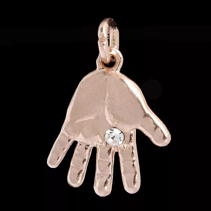 световозвращатель брелок. подвеска ладошки. подвеска пластиковая ладошка. подвеска золотая ладошка. подвеска позолота "ладонь".