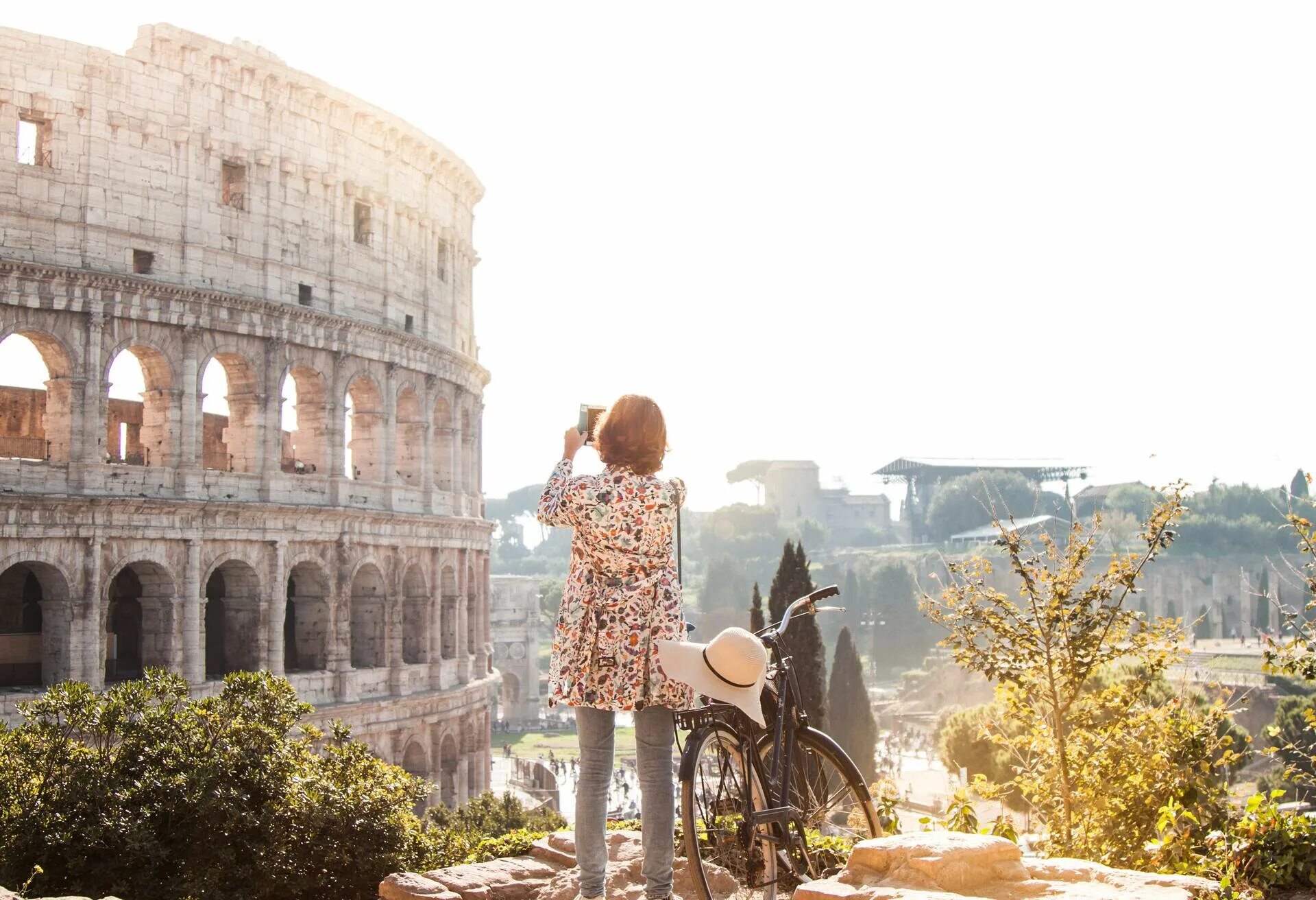 I had set my on visiting rome