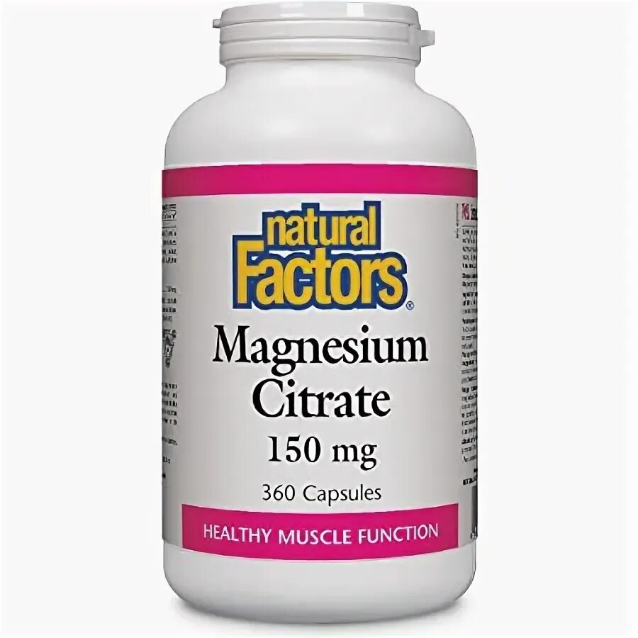Natural factors magnesium. Natural factors magnesium
